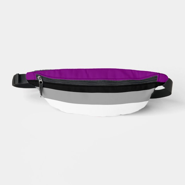 Sacs Banane Drapeau de la fierté de l'asexualité (Recto)