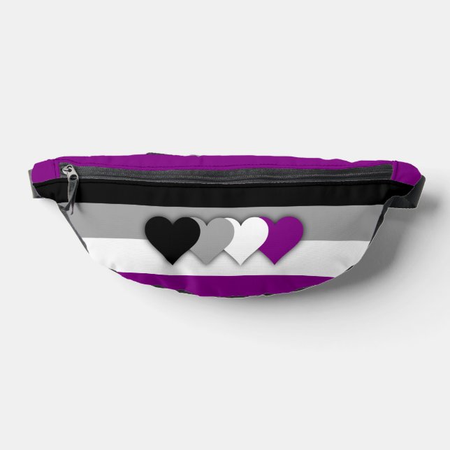 Sacs Banane Drapeau de l'aséxualité (Poser)