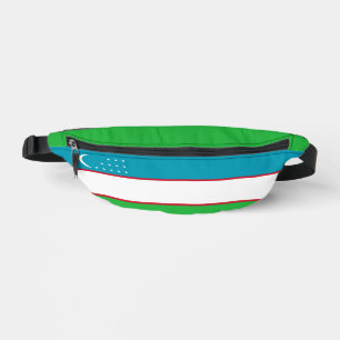 Sacs Banane Drapeau de l'Ouzbékistan