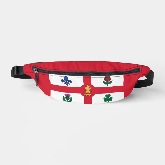 Sacs Banane Drapeau de Montréal, Québec (Recto)
