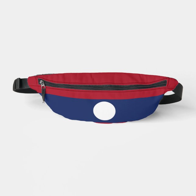 Sacs Banane Drapeau du Laos (Recto)
