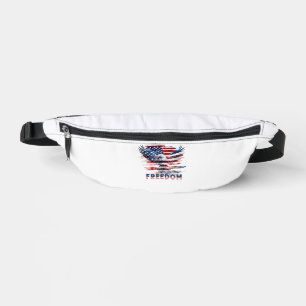 Sacs Banane Drapeau et aigle des Etats-Unis.Liberté.