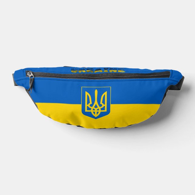 Sacs Banane Drapeau et armoiries de l'Ukraine (Poser)