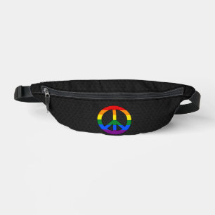 Sacs Banane Drapeau LGBT signe de paix 