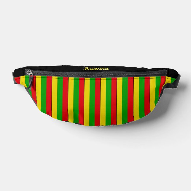 Sacs Banane Drapeau Rasta - Bandes colorées (Poser)