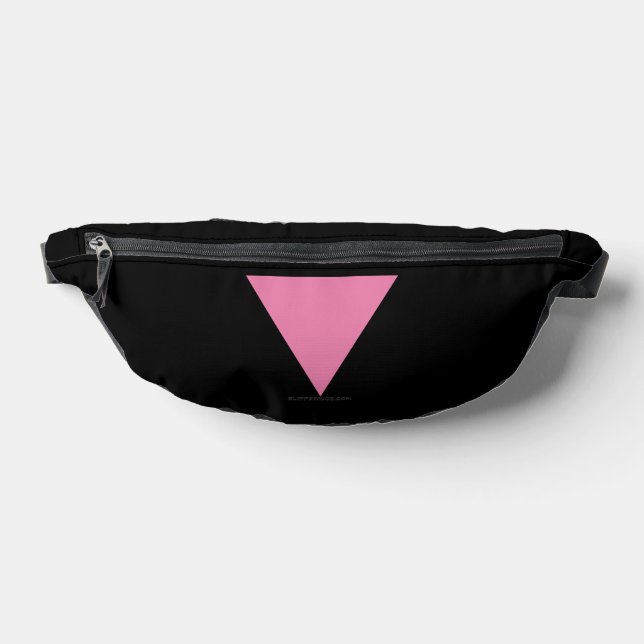 Sacs Banane Drapeau triangle rose de SlipperyJoe Symbole rose  (Poser)