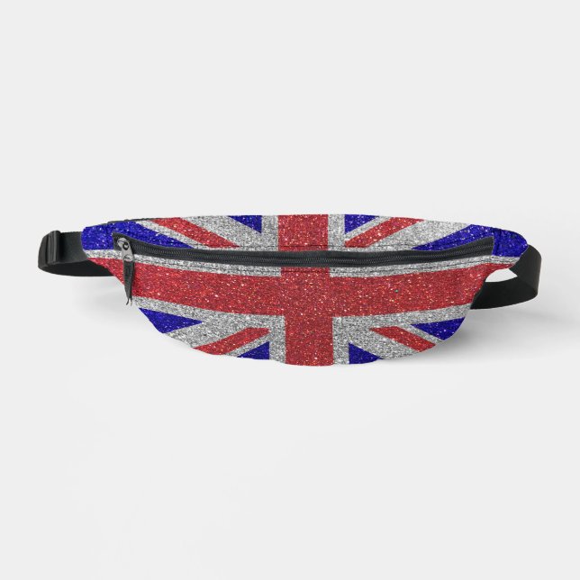 Sacs Banane Drapeau Union Jack Rouge Blanc et Bleu Parties sci (Recto)