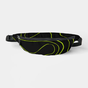 Sacs Banane Ebb et flux 2 en Lime vert et noir