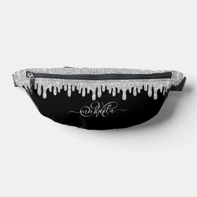 Sacs Banane Éclairage noir et gris argenté (Poser)