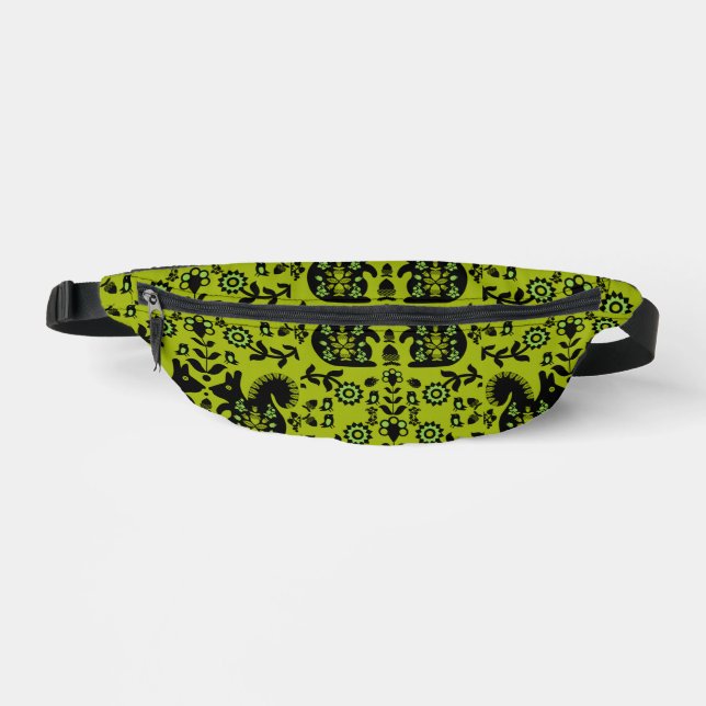 Sacs Banane Écureuil Nordic Scandinave Folk Art (Recto)