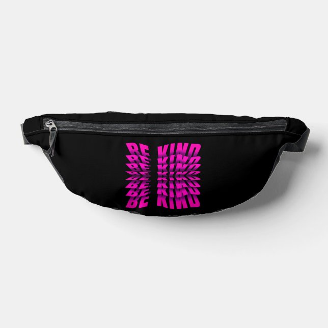 SACS BANANE EFFET DE TEXTE SOIS GENTIL TYPOGRAPHIE ROSE (Poser)