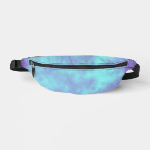Sacs Banane Effet nuage de tempête élégant en bleu violet