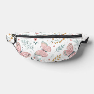 Sacs Banane Élégance Botanique de Jardin Papillon Floral Paste