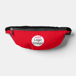 Sacs Banane Élégant Business Minimal Vivid Rouge personnalisab