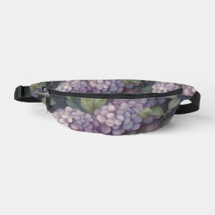 Sacs Banane Elégant chic pourpre pourpre chic aquarelle fleuri