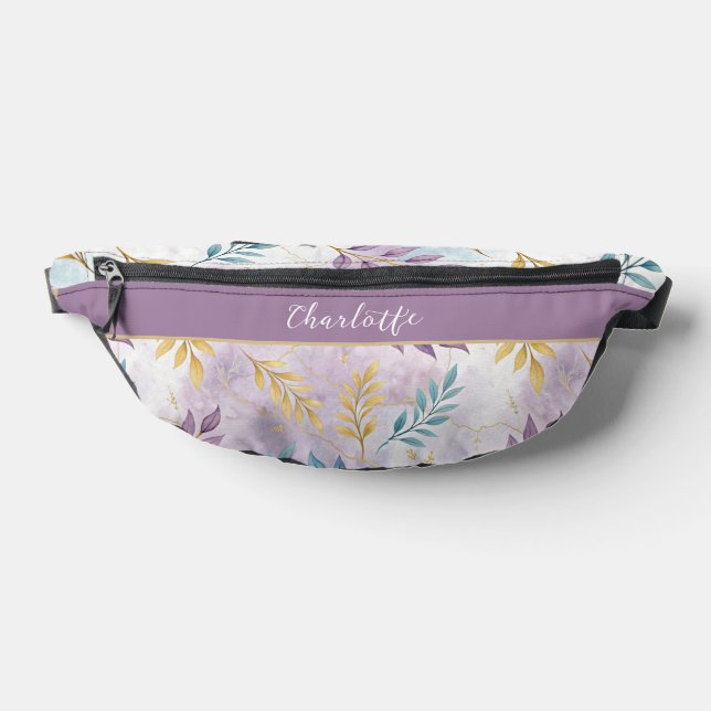 Sacs Banane Elegant Gold Botanical Marble Personalized (Poser)