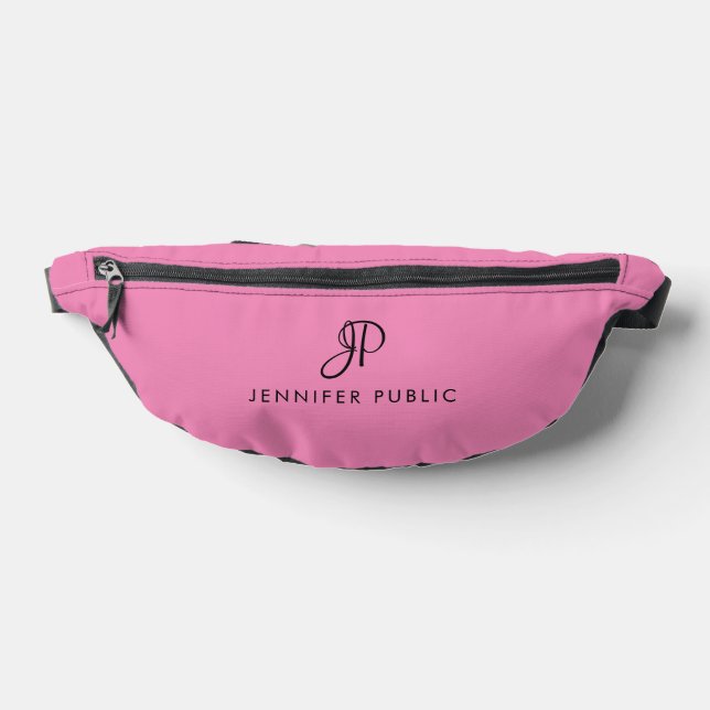 Sacs Banane Élégant Modèle rose moderne tendance Monogram (Poser)