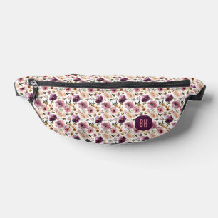 Sacs Banane Élégantes roses lavande violettes roses florales