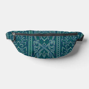 Sacs Banane Emerald Lotus Tapestry Motif - Le Lotus Blanc