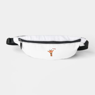 Sacs Banane emoji heureux yeux d'amour girafe visage
