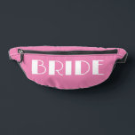 Sacs Banane Équipe de fête de mariage de demoiselle d'honneur<br><div class="desc">Déchaînez l'amusement lors de votre fête de mariage, enterrement de vie de jeune fille, mariage, ou soirée entre filles avec ce sac banane Squad. Ce sac de ceinture est également parfait pour votre enterrement de vie de jeune fille ! Les sacs de ceinture sont le moyen idéal pour transporter des...</div>