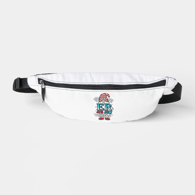 Sacs Banane ER 4 juillet Équipage Conception de chemise Gnome  (Recto)