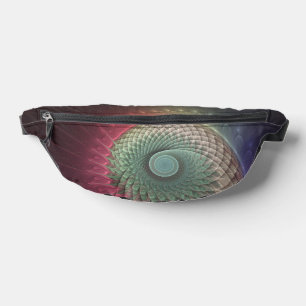 Sacs Banane Escargot Abstrait coloré Art moderne fractal