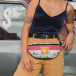 Sacs Banane Été amusant Monogramme élégant<br><div class="desc">Chaque femme a besoin d'un bon transport à fourre-tout autour de tous ses biens de première nécessité. Qu'il s'agisse d'un cadeau de femme de chambre, d'un cadeau d'anniversaire ou même d'un petit cadeau de beauté pour vous-même, ces sacs de mamie sont à la fois pratiques et élégants - un combo...</div>