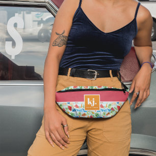 Sacs Banane Été amusant Monogramme élégant