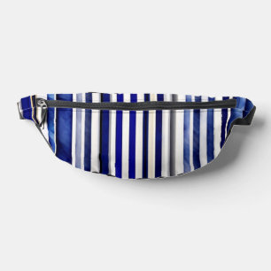 Sacs Banane Été Moderne Marine Blue Boat Stripes Collection