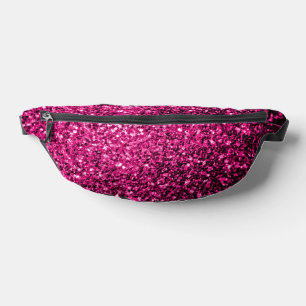 Sacs Banane Étincelle de parties scintillant rose chaud