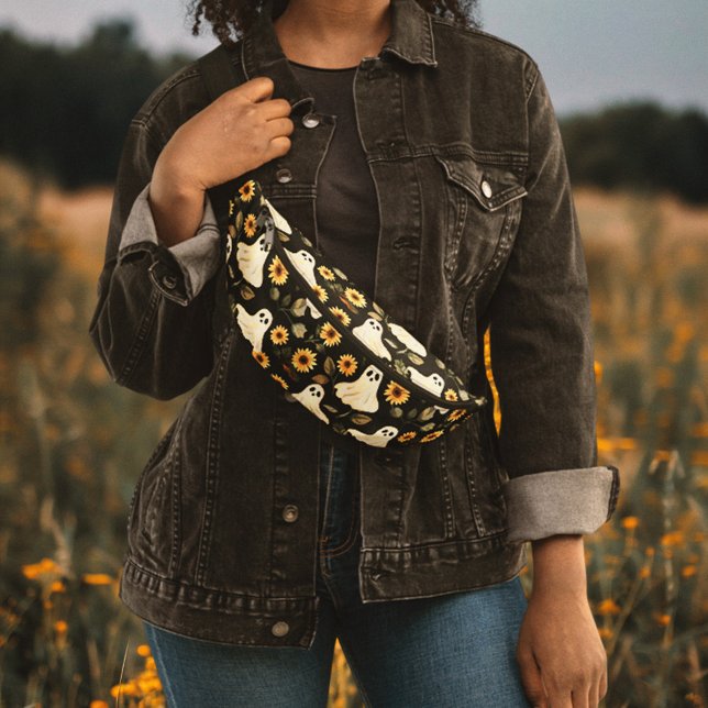 Sacs Banane Fantômes de goth d'été et tournesols Éffrayants (Créateur téléchargé)