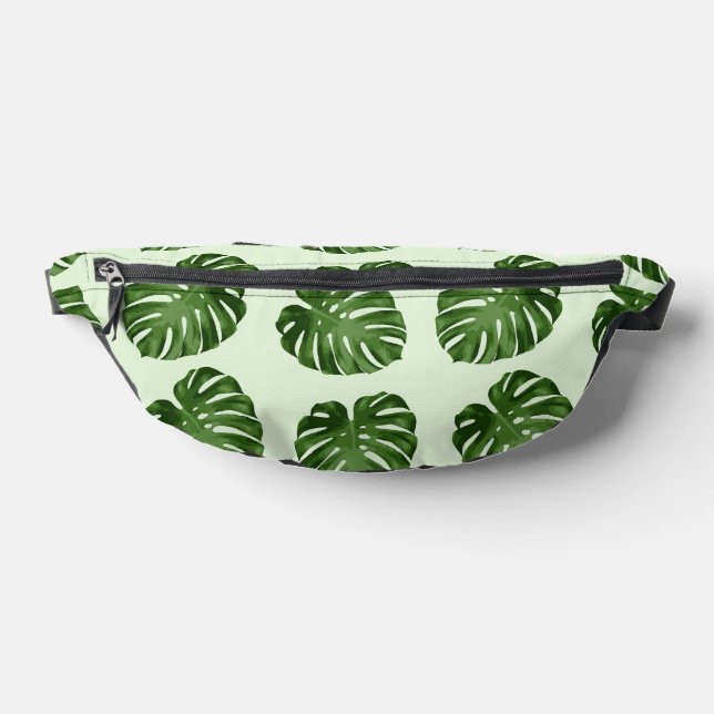 Sacs Banane Feuilles de palmiers, Feuilles verts, Motif tropic (Poser)