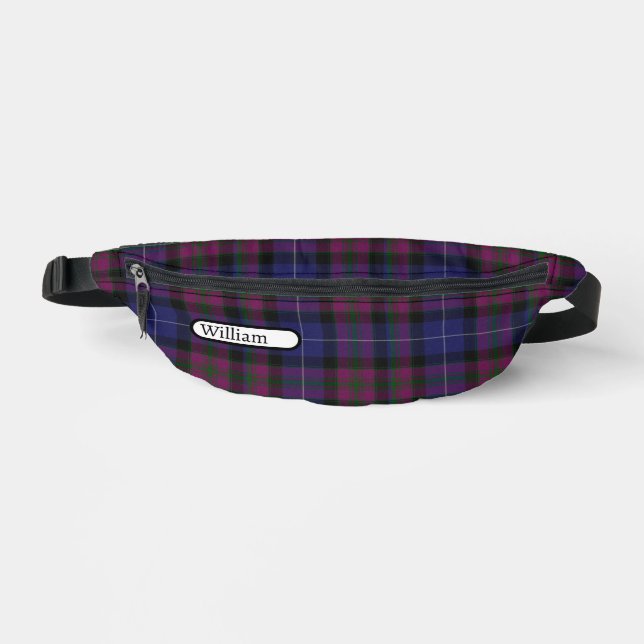 Sacs Banane Fierté écossaise Tartan Plaid Personnalisé (Recto)