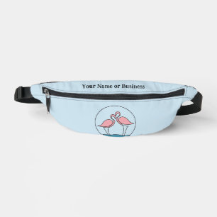 Sacs Banane Flamant rose de votre entreprise Logo Art Photo Ci