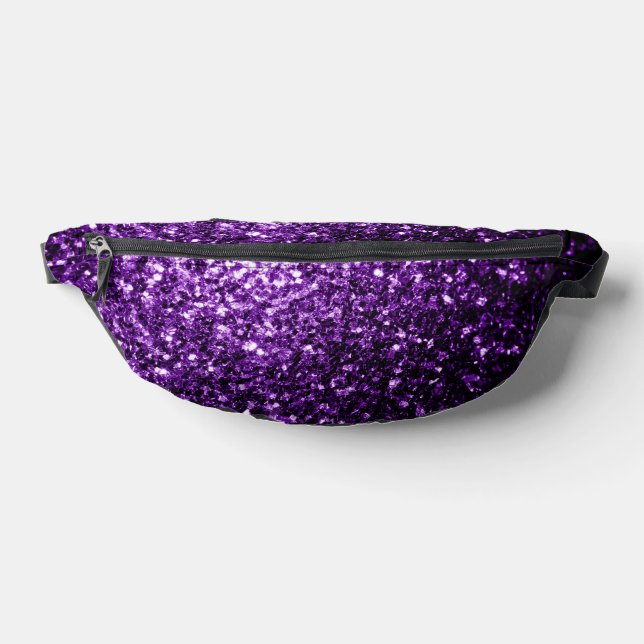 Sacs Banane Flammes de parties scintillant violet (Poser)