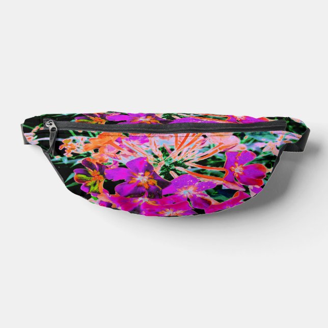 Sacs Banane Fleur Abstraite Magenta et Orange en Fleur (Poser)
