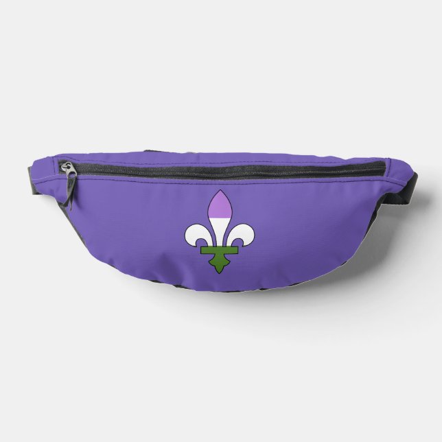 Sacs Banane Fleur-de-lis de fierté genderqueer  (Poser)