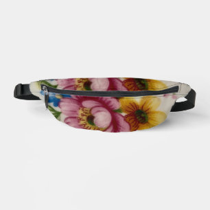 Sacs Banane Fleur inspirée de la porcelaine