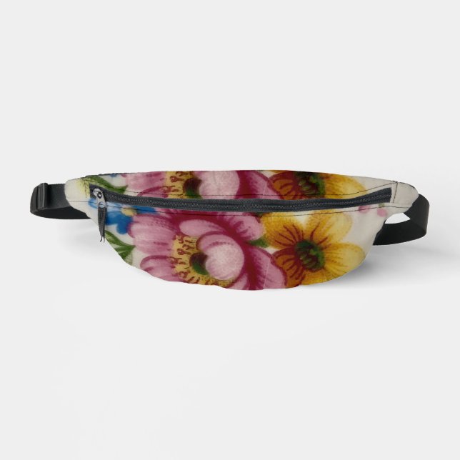 Sacs Banane Fleur inspirée de la porcelaine (Recto)