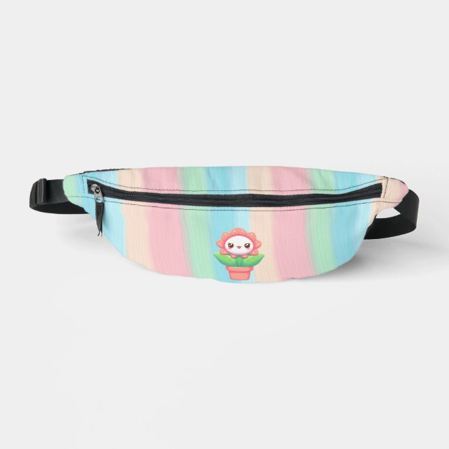 Sacs Banane Fleur mignonne, capricieuse en pot (Recto)
