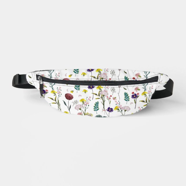 Sacs Banane Fleur Sauvage Vibrante  (Recto)