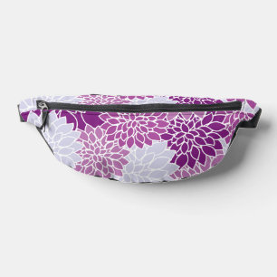 Sacs Banane Fleurs Dahlia, Motif De Fleurs, Dahlia Violet