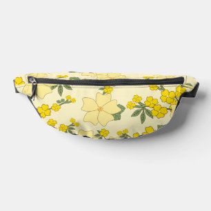 Sacs Banane Fleurs Jaunes, Motif Floral, Motif De Fleurs