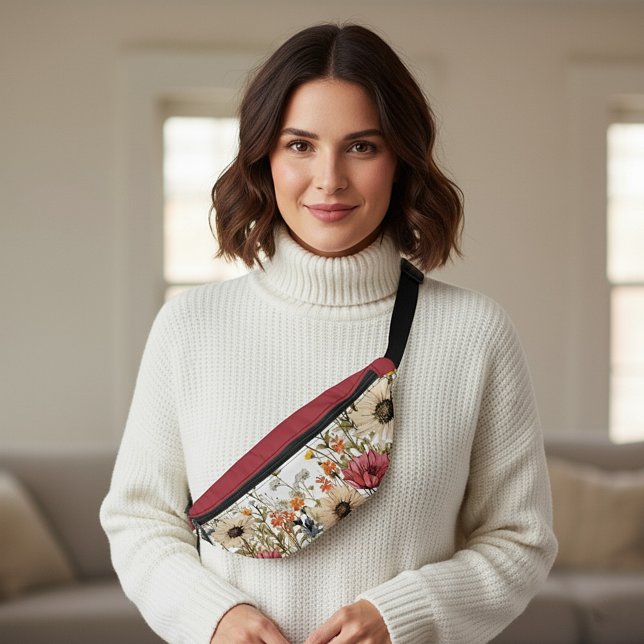 Sacs Banane Fleurs sauvages (Créateur téléchargé)