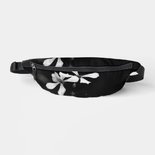 Sacs Banane floral noir et blanc minimal