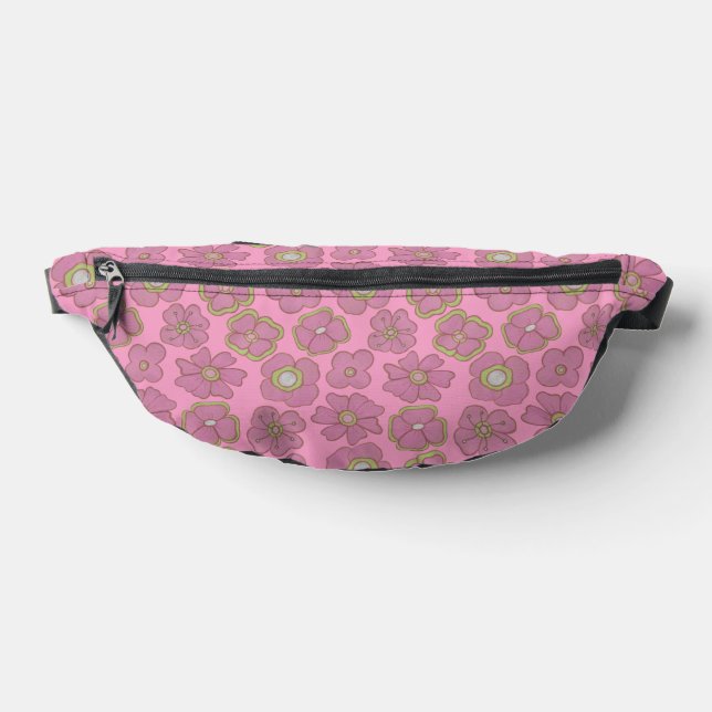 Sacs Banane Flore rose À Main Cute (Poser)