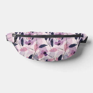 Sacs Banane Flores d'aquarelle Whimsical