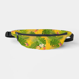 Sacs Banane Foliage tropical Été Orange