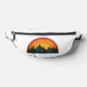 Sacs Banane Forest Sunset Camping Voyage en plein air aventure